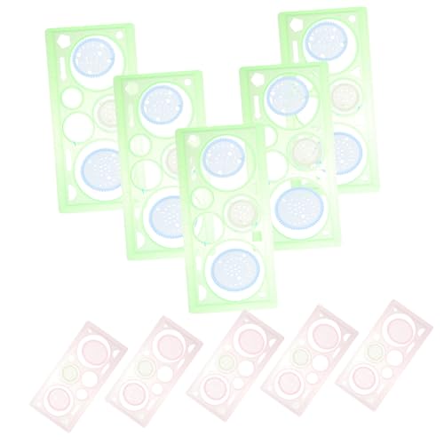 Uonlytech 10 Stück Teiliges Set Bunte Malvorlagen Schablonen Zeichenvorlagen mit Lineal Langlebig Kreativ für Diy Kunstprojekte Uonlytech 10 Stück Teiliges Set Bunte Malvorlagen Schablonen Zeichenvorlagen mit Lineal Langlebig Kreativ für Diy Kunstprojekte von Uonlytech