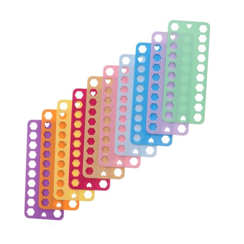 Uonlytech 10 Stück Teiliges Stickgarn-organizer-set aus Leichtem Kunststoff Langlebiger Kreuzstich-fadenhalter für Effiziente Garnverwaltung Verhedderungsschutz für Hobby Profi-stickarbeiten von Uonlytech