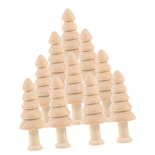 Uonlytech 10 Stück Teiliges Unbehandelte Holz Weihnachtsbäume Sichere DIY Mini Tannenbäume für Glatte Oberfläche Langlebige Holzdeko für Weihnachtsfeier und Kreative Bastelprojekte zu Hause Uonlytech 10 Stück Teiliges Unbehandelte Holz Weihnachtsbäume Sichere DIY Mini Tannenbäume für Glatte Oberfläche Langlebige Holzdeko für Weihnachtsfeier und Kreative Bastelprojekte zu Hause von Uonlytech