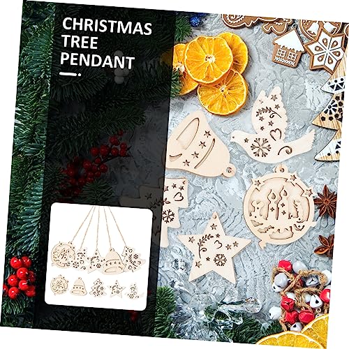 Uonlytech 10 Stück Teiliges Weihnachts Holzanhänger Pappelholz Doppelseitig Bemalbar Aufhängen Kindgerechtes DIY Graffiti Vielseitige Weihnachtsdeko für Baum Fenster Wand und Shop Uonlytech 10 Stück Teiliges Weihnachts Holzanhänger Pappelholz Doppelseitig Bemalbar Aufhängen Kindgerechtes DIY Graffiti Vielseitige Weihnachtsdeko für Baum Fenster Wand und Shop von Uonlytech