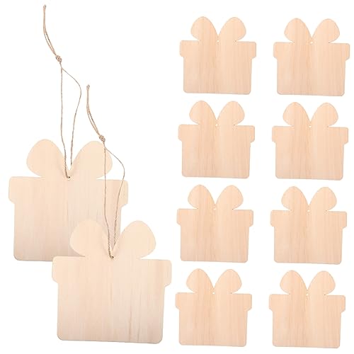 Uonlytech 10 Stück Teiliges Weihnachts Holzanhänger aus Naturbelassenem Glattem Holz Unbemalt für DIY Graffiti und Bastelprojekte Leicht Vielseitig für Weihnachtsbaum und Festdekorationen Uonlytech 10 Stück Teiliges Weihnachts Holzanhänger aus Naturbelassenem Glattem Holz Unbemalt für DIY Graffiti und Bastelprojekte Leicht Vielseitig für Weihnachtsbaum und Festdekorationen von Uonlytech