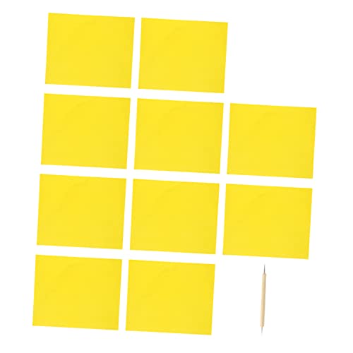 Uonlytech 10 Stück Transferpapier für Kreuzstich mit Prägestift Wasserlösliche Kopierfolie für Nähprojekte für Bastelarbeiten und Schnittmusterzeichnungen Uonlytech 10 Stück Transferpapier für Kreuzstich mit Prägestift Wasserlösliche Kopierfolie für Nähprojekte für Bastelarbeiten und Schnittmusterzeichnungen von Uonlytech