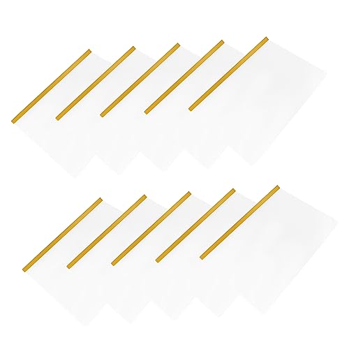 Uonlytech 10 Stück Transparent Dokumentenordner mit Ziehstäben Teiliges für Schule und Büro Leicht und Tragbar für Ordentliche Ablage Aller Dateien Uonlytech 10 Stück Transparent Dokumentenordner mit Ziehstäben Teiliges für Schule und Büro Leicht und Tragbar für Ordentliche Ablage Aller Dateien von Uonlytech