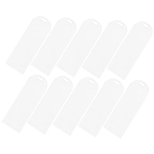 Uonlytech 10 Stück Transparente Acryl Lesezeichen Diy Bastelset Blanko Lesezeichen mit Lochdesign und Abgerundeten Kanten für Tags und Dekorationen Uonlytech 10 Stück Transparente Acryl Lesezeichen Diy Bastelset Blanko Lesezeichen mit Lochdesign und Abgerundeten Kanten für Tags und Dekorationen von Uonlytech