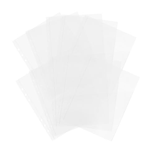 Uonlytech 10 Stück Transparente Aufbewahrungstasche Ordnereinlagen Mit Taschen Seitenschutz Aus Kunststoff Ordner Für Plastikumschläge Kartenhüllen Gutscheinbinder Ordner-organisatoren Pvc Uonlytech 10 Stück Transparente Aufbewahrungstasche Ordnereinlagen Mit Taschen Seitenschutz Aus Kunststoff Ordner Für Plastikumschläge Kartenhüllen Gutscheinbinder Ordner-organisatoren Pvc von Uonlytech