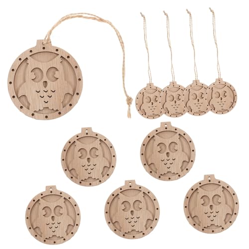 Uonlytech 10 Stück Unbearbeitete Holzscheiben DIY Holz Ausschnitte für Bastelprojekte Weihnachten Dekoration Ornamente Gestalten für Handarbeiten und Partys Uonlytech 10 Stück Unbearbeitete Holzscheiben DIY Holz Ausschnitte für Bastelprojekte Weihnachten Dekoration Ornamente Gestalten für Handarbeiten und Partys von Uonlytech