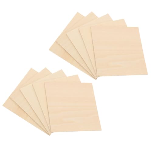 Uonlytech 10 Stück Unbehandelte Holzplatten für DIY Bastelprojekte Quadratische Holzplatten Lindenholz für Kreative Handarbeiten und Modellbau Uonlytech 10 Stück Unbehandelte Holzplatten für DIY Bastelprojekte Quadratische Holzplatten Lindenholz für Kreative Handarbeiten und Modellbau von Uonlytech