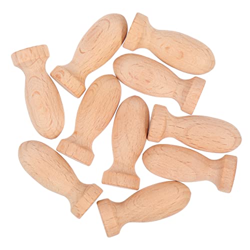 Uonlytech 10 Stück Unbemalte Holzstiftpuppen Diy Graffiti Figuren für Holzspielzeug für Kreative Bastelprojekte und Weihnachtsdekoration von Uonlytech