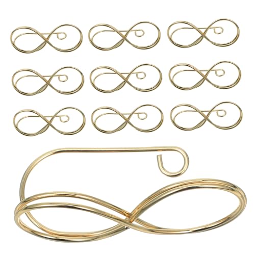 Uonlytech 10 Stück Vertikale Fotoclip Kleine Büroklammern Dekorative Papierklamme Hochzeit Büroklammern Kreatives Papierclips Notizhalter Aus Metall Memohalter Golden Stahl von Uonlytech
