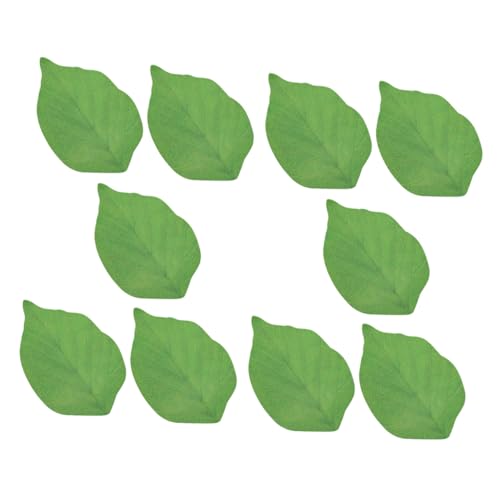 Uonlytech 10 Stück Wiederverwendbare Haftnotizen Blattform Simulation Leaf Memo Sticker für Büro Schule und Persönliche Nutzung Markieren und Hervorheben von Notizen von Uonlytech