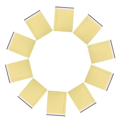 Uonlytech 10 Stück rechtlicher Notizblock Gesetz Gelb Linien Schulmaterial Business Notebook Notizbuch kleiner Notizblock legaler Block Hefte für die Schule Papier Yellow Uonlytech 10 Stück rechtlicher Notizblock Gesetz Gelb Linien Schulmaterial Business Notebook Notizbuch kleiner Notizblock legaler Block Hefte für die Schule Papier Yellow von Uonlytech