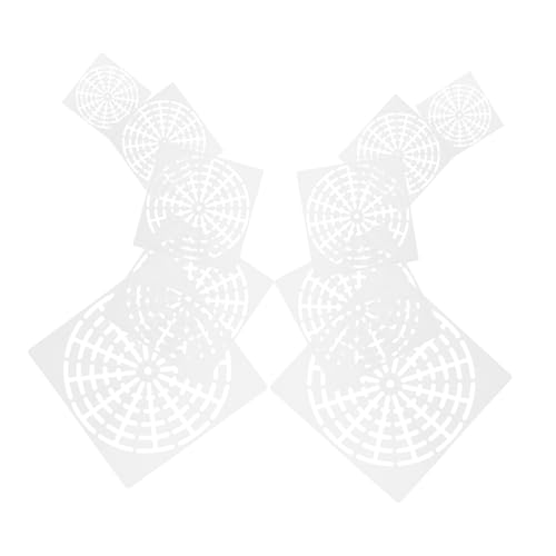 Uonlytech 10-teiliges Mandala-schablonen-set: Mandala-malschablonen-set – Wiederverwendbare Vorlagen Für Diy-kunst, Wanddekoration, Möbeldekoration Und Bastelprojekte von Uonlytech