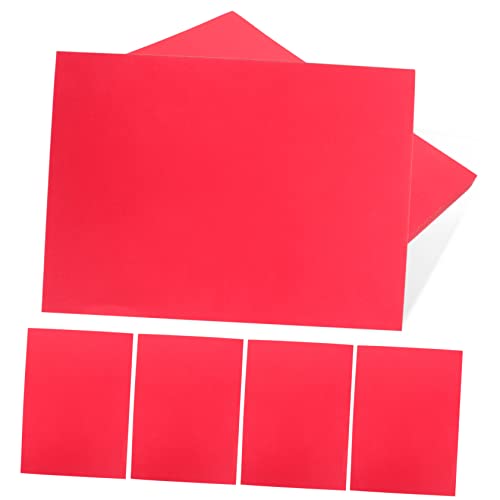 Uonlytech 100 Blatt Buntes Papierdruckpapier Pastell Kunsthandwerk Origami -Papier Origami-Papiermasse Farben Bedrucken von Papiermaterialien Bastelpapier Druckerpapier Farbdruckpapier rot von Uonlytech