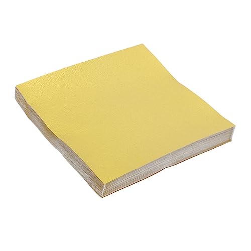 Uonlytech 100 Blatt DIY Faltpapier Gold Quadratisches Origami Papier für Kreative Bastelprojekte Einseitig für und Familienaktivitäten von Uonlytech