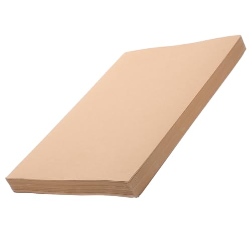Uonlytech 100 Blatt Kraftkarton bastelkarten einladungskarte Karteikarten DIY-Karten grußkarte Kartenherstellung Kartenpapier braune Karten leere Karten Masse Karton Kraftpapier von Uonlytech