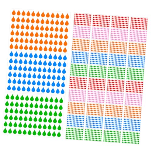 Uonlytech 100 Blatt Teiliges Beschreibbarer Teardrop Index Sticker aus Robustem Kupferdruckpapier Bunte Dekorative Haftetiketten für Planer Tagebücher Scrapbooking und Vielseitige Uonlytech 100 Blatt Teiliges Beschreibbarer Teardrop Index Sticker aus Robustem Kupferdruckpapier Bunte Dekorative Haftetiketten für Planer Tagebücher Scrapbooking und Vielseitige von Uonlytech