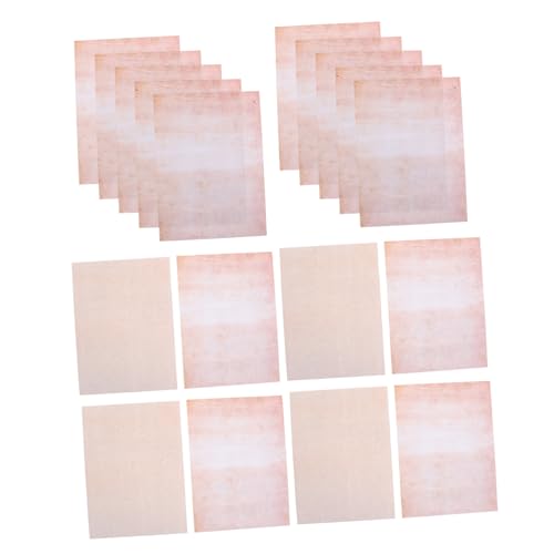 Uonlytech 100 Blatt Vintage Schreibpapier Retro Briefpapier mit Dekorativen Kanten Für Diy Journaling Einladungen und Korrespondenz Uonlytech 100 Blatt Vintage Schreibpapier Retro Briefpapier mit Dekorativen Kanten Für Diy Journaling Einladungen und Korrespondenz von Uonlytech