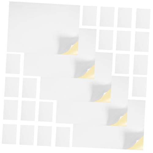Uonlytech 100 Blatt mattes Aufkleberpapier für Drucker Drucken Sie Etikettenaufkleber bedruckbares Aufkleberpapier für Drucker kleine Aufkleberetiketten Adressetiketten Weiß Uonlytech 100 Blatt mattes Aufkleberpapier für Drucker Drucken Sie Etikettenaufkleber bedruckbares Aufkleberpapier für Drucker kleine Aufkleberetiketten Adressetiketten Weiß von Uonlytech