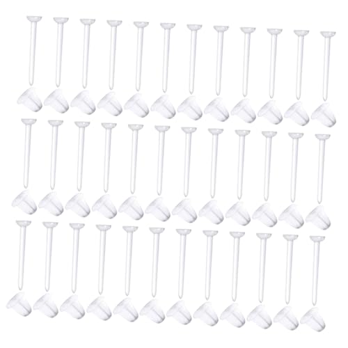 Uonlytech 100 Paare Ohrstecker Stopper Transparent Earring Stoppers Kunststoff Ohrring Verschluss DIY Schmuckzubehör für Ohrlöcher Ohrstecker Sicherer Halt von Uonlytech
