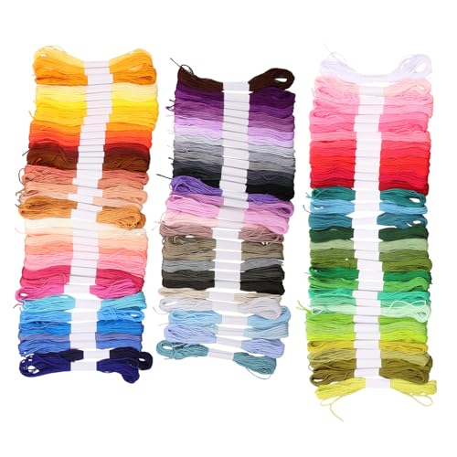 Uonlytech 100 Stickgarn Erwachsene Nähzubehör Stickfaden Handwerk Stich Stickerei-Versorgung praktisches Nähset tragbares Nähgarn Nähset für den täglichen Gebrauch DIY-Thread Baumwollfaden Uonlytech 100 Stickgarn Erwachsene Nähzubehör Stickfaden Handwerk Stich Stickerei-Versorgung praktisches Nähset tragbares Nähgarn Nähset für den täglichen Gebrauch DIY-Thread Baumwollfaden von Uonlytech