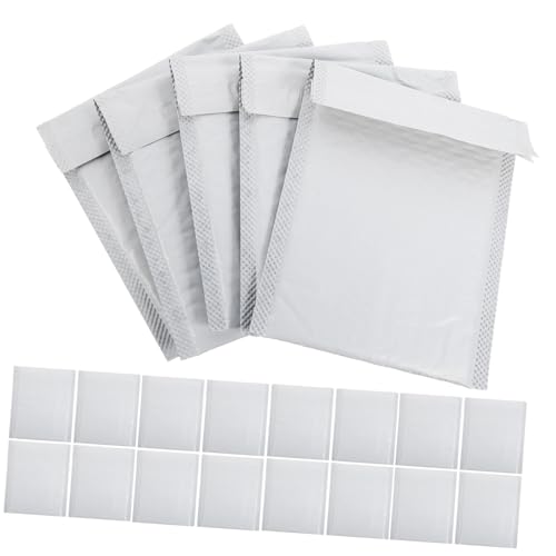 Uonlytech 100 Stück Blase Umschlag Tasche Mailer gepolstert wickeln tragbare Verpackungstaschen Säcke aufgeben Versandtaschen für kleine Unternehmen professionelle Versandtaschen Sport Weiß Uonlytech 100 Stück Blase Umschlag Tasche Mailer gepolstert wickeln tragbare Verpackungstaschen Säcke aufgeben Versandtaschen für kleine Unternehmen professionelle Versandtaschen Sport Weiß von Uonlytech