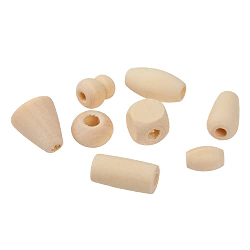 Uonlytech 100 Stück DIY Holzperlen Naturfarbene Perlen für Schmuckherstellung Bastelmaterial für Armbänder Dekoration Glatte Oberfläche für Einfaches Auffädeln Uonlytech 100 Stück DIY Holzperlen Naturfarbene Perlen für Schmuckherstellung Bastelmaterial für Armbänder Dekoration Glatte Oberfläche für Einfaches Auffädeln von Uonlytech