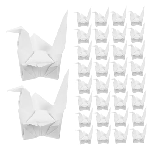 Uonlytech 100 Stück DIY Origami Origamivogel aus Weißem Papier Handgefaltet Vielseitig für Hochzeitsdeko Geburtstag Partyhintergrund Tischdekoration und Kinderbastelspaß Uonlytech 100 Stück DIY Origami Origamivogel aus Weißem Papier Handgefaltet Vielseitig für Hochzeitsdeko Geburtstag Partyhintergrund Tischdekoration und Kinderbastelspaß von Uonlytech