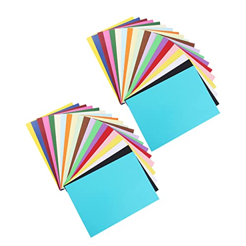 Uonlytech 100 Stück Dickes DIY Papier Farben Buntes Beidseitig Bedruckbares Zeichenpapier für Schule Büro Basteln Handgemachte Karten Uonlytech 100 Stück Dickes DIY Papier Farben Buntes Beidseitig Bedruckbares Zeichenpapier für Schule Büro Basteln Handgemachte Karten von Uonlytech