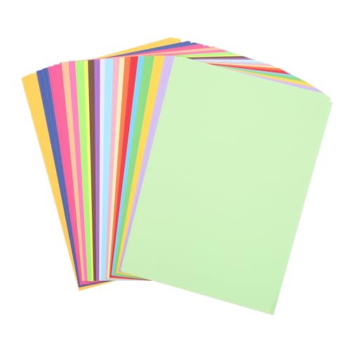 Uonlytech 100 Stück Diy Faltpapier Buntpapier Doppelseitig für Bastelprojekte Geeignet für Schule Kindergarten und Kreative Handwerksarbeiten mit Kindern von Uonlytech
