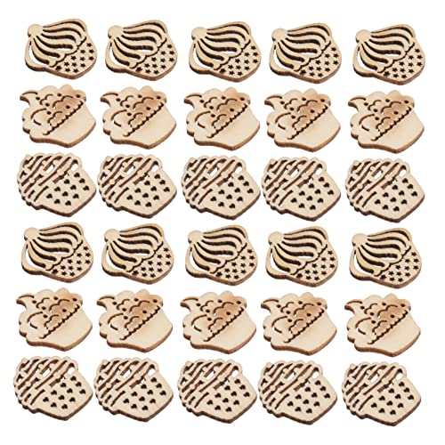 Uonlytech 100 Stück Diy Holzscheiben für Kuchen und Eiscreme Dekoration Bastelmaterial für Projekte und Langlebig für Partys Hochzeiten und Weihnachten Uonlytech 100 Stück Diy Holzscheiben für Kuchen und Eiscreme Dekoration Bastelmaterial für Projekte und Langlebig für Partys Hochzeiten und Weihnachten von Uonlytech