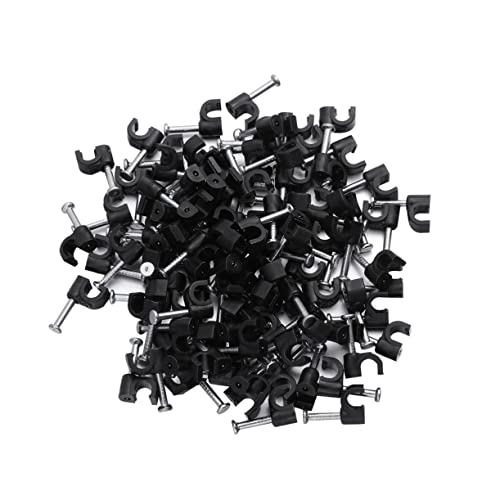 Uonlytech 100 Stück Drahtkarte Verschluss Crimpen Kabelklammern Kabelclips Wanddrahtklammern drahtbinderücken cable clips kabelbügel Kabelbox Kabelklemme Profi Klemme für Datenkabel Black Uonlytech 100 Stück Drahtkarte Verschluss Crimpen Kabelklammern Kabelclips Wanddrahtklammern drahtbinderücken cable clips kabelbügel Kabelbox Kabelklemme Profi Klemme für Datenkabel Black von Uonlytech