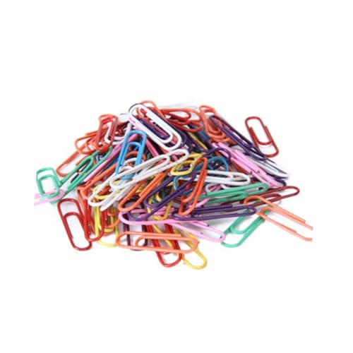 Uonlytech 100 Stück Farbige Büroklammern Bunter Dateiclip Schulbüroklammer Neuartige Büroklammern Büroklammer Für Mini-büroklammer Office-dokumentenclip Zufällige Farbe Uonlytech 100 Stück Farbige Büroklammern Bunter Dateiclip Schulbüroklammer Neuartige Büroklammern Büroklammer Für Mini-büroklammer Office-dokumentenclip Zufällige Farbe von Uonlytech