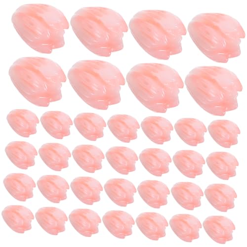 Uonlytech 100 Stück Geschnitzte Jasminblüten Perlen Leichte Korallenoptik Blumige Spacer-perlen DIY Schmuckherstellung Armband Halskette Bastelzubehör Pflegeleicht Langlebig Hellrosa Uonlytech 100 Stück Geschnitzte Jasminblüten Perlen Leichte Korallenoptik Blumige Spacer-perlen DIY Schmuckherstellung Armband Halskette Bastelzubehör Pflegeleicht Langlebig Hellrosa von Uonlytech