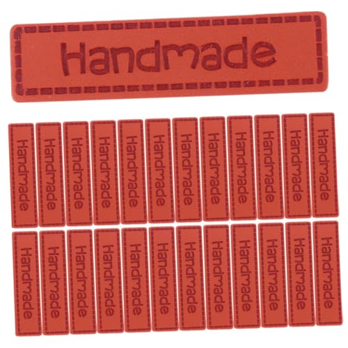 Uonlytech 100 Stück Handmade Lederetiketten ohne Loch Farbwechsel DIY Labels zum Annähen für Kleidung Taschen Hüte Stricken Handgemachte Namensetiketten für Accessoires Uonlytech 100 Stück Handmade Lederetiketten ohne Loch Farbwechsel DIY Labels zum Annähen für Kleidung Taschen Hüte Stricken Handgemachte Namensetiketten für Accessoires von Uonlytech