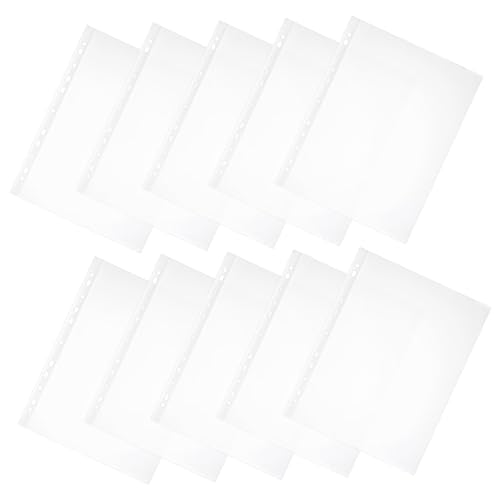 Uonlytech 100 Stück Klarsichtseiten Schutzhüllen Transparente Dokumententaschen und Schmutzabweisend für Lose Fotos und Unterlagen Praktische Aufbewahrungslösungen Uonlytech 100 Stück Klarsichtseiten Schutzhüllen Transparente Dokumententaschen und Schmutzabweisend für Lose Fotos und Unterlagen Praktische Aufbewahrungslösungen von Uonlytech