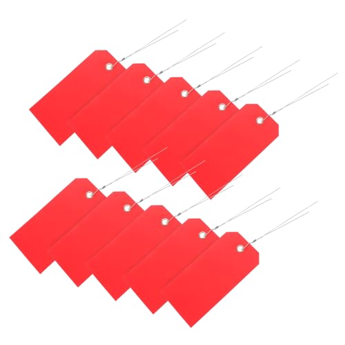 Uonlytech 100 Stück Leeres Etikett Tags Für Gepäck Reiseanhänger Für Gepäck Leere Gepäckanhänger Taschenanhänger Für Gepäck Etiketten -tags Kofferanhänger Reise -tags Rot Eisendraht Uonlytech 100 Stück Leeres Etikett Tags Für Gepäck Reiseanhänger Für Gepäck Leere Gepäckanhänger Taschenanhänger Für Gepäck Etiketten -tags Kofferanhänger Reise -tags Rot Eisendraht von Uonlytech