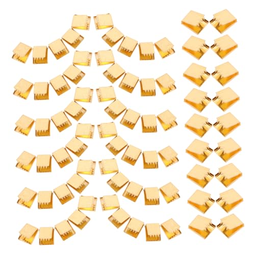 Uonlytech 100 Stück Metall Crimp Endkappen Gold für DIY Schmuckherstellung Stabile Stopper für Kordeln Vielseitige Endverschlüsse für Kleidung Taschen und Outdoor Zubehör Uonlytech 100 Stück Metall Crimp Endkappen Gold für DIY Schmuckherstellung Stabile Stopper für Kordeln Vielseitige Endverschlüsse für Kleidung Taschen und Outdoor Zubehör von Uonlytech