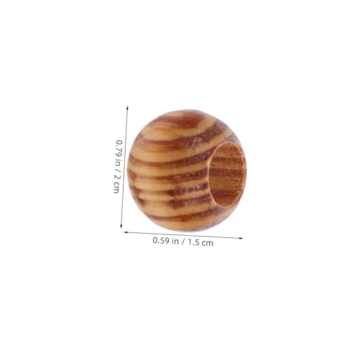 Uonlytech 100 Stück Natürliche Holzperlen Durchmesser Runde Spacer Perlen für Schmuckherstellung DIY Basteln Makramee Zubehör Uonlytech 100 Stück Natürliche Holzperlen Durchmesser Runde Spacer Perlen für Schmuckherstellung DIY Basteln Makramee Zubehör von Uonlytech