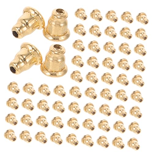 Uonlytech 100 Stück Ohrschub -ohrring -stecker Ohrringe Rückseiten Ohrringrücken Für Gestreckte Löcher Ohrring-stützrücken Ohrring -rückschläge Ohrhaken Rostfreier Stahl Golden Uonlytech 100 Stück Ohrschub -ohrring -stecker Ohrringe Rückseiten Ohrringrücken Für Gestreckte Löcher Ohrring-stützrücken Ohrring -rückschläge Ohrhaken Rostfreier Stahl Golden von Uonlytech