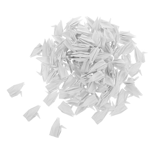 Uonlytech 100 Stück Origami Papiermodell Party Foto Requisiten Hochzeitsfeier Origami Kraniche Faltbar Bastelpapier Kraniche Papier von Uonlytech