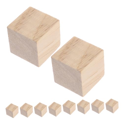 Uonlytech 100 Stück Quadratische Holzklötze aus Massivem Glatte Kanten Sichere Blanko holzblöcke für Basteln Bauen Kreative DIY projekte Spielaktivitäten Uonlytech 100 Stück Quadratische Holzklötze aus Massivem Glatte Kanten Sichere Blanko holzblöcke für Basteln Bauen Kreative DIY projekte Spielaktivitäten von Uonlytech