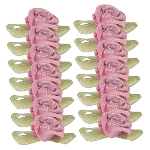 Uonlytech 100 Stück Stoffrosen mit Blättern Handgefertigte Satinband-blumenapplikationen für Diy-nähprojekte Hochzeitsdeko Geschenkverpackung Langlebiges Material Farbecht Vielseitig Uonlytech 100 Stück Stoffrosen mit Blättern Handgefertigte Satinband-blumenapplikationen für Diy-nähprojekte Hochzeitsdeko Geschenkverpackung Langlebiges Material Farbecht Vielseitig von Uonlytech