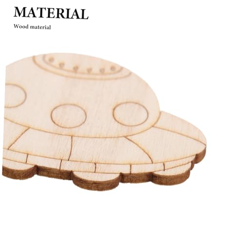 Uonlytech 100 Stück Teiliges DIY Bastelset Weltraum Holzfiguren Bemalbar Astronaut Raumschiff Holzdekoration Jungen Mädchen Spielzimmer Geburtstagsdeko Malset Uonlytech 100 Stück Teiliges DIY Bastelset Weltraum Holzfiguren Bemalbar Astronaut Raumschiff Holzdekoration Jungen Mädchen Spielzimmer Geburtstagsdeko Malset von Uonlytech