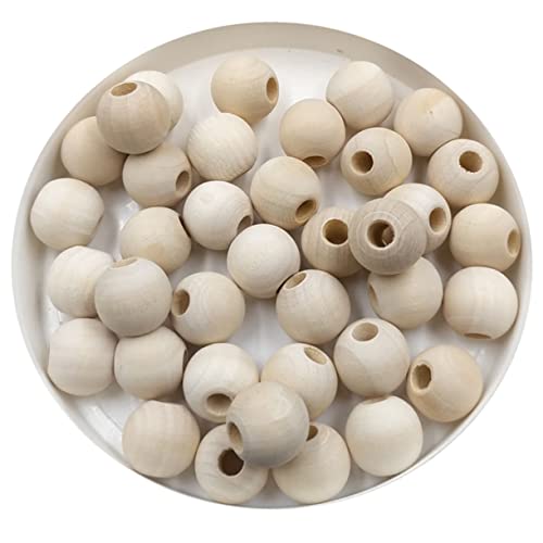 Uonlytech 100 Stück Ungebeizte Holzperlen für Diy Bastelprojekte Naturholz Bastelperlen für Schmuckherstellung und Frühkindliche Bildungsspielzeuge für Kinderaktivitäten Uonlytech 100 Stück Ungebeizte Holzperlen für Diy Bastelprojekte Naturholz Bastelperlen für Schmuckherstellung und Frühkindliche Bildungsspielzeuge für Kinderaktivitäten von Uonlytech