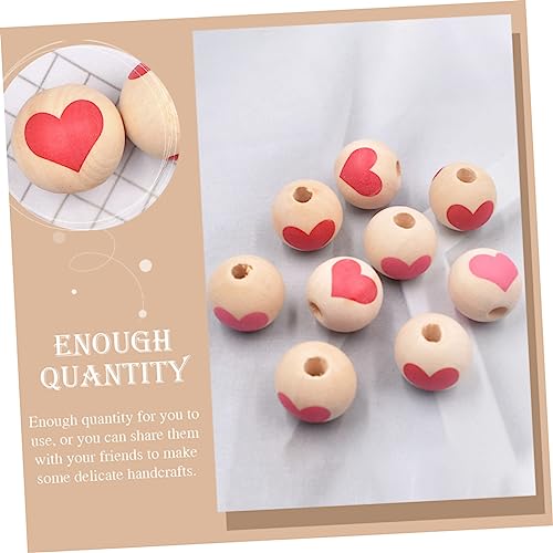 Uonlytech 100 Stück Valentinstag Holzperlen Farbige DIY Holzperlen Bastelperlen für Schmuckherstellung Rot und Rosa Mix Zum Auffädeln und Basteln von Armbändern und Halsketten Uonlytech 100 Stück Valentinstag Holzperlen Farbige DIY Holzperlen Bastelperlen für Schmuckherstellung Rot und Rosa Mix Zum Auffädeln und Basteln von Armbändern und Halsketten von Uonlytech