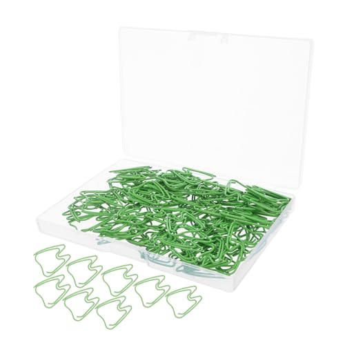 Uonlytech 100 Stück Zahnförmige Büroklammern Grün Kleine Clips für Akten Notizen Schul Büroorganisation Kreative Dokumenten-sortierung Robuste Spielerische Papierclips Uonlytech 100 Stück Zahnförmige Büroklammern Grün Kleine Clips für Akten Notizen Schul Büroorganisation Kreative Dokumenten-sortierung Robuste Spielerische Papierclips von Uonlytech