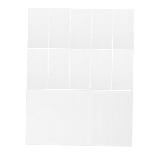 Uonlytech 100 Stück doppelseitiges Klebeband Streifen doppelt entfernbares Band Doppelklebeband Schwarzes Band abnehmbare Klebepads doppelseitiges entfernbares Klebeband Acryl Transparent von Uonlytech