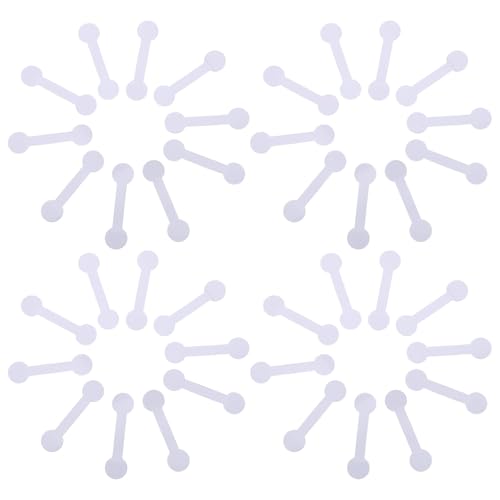 Uonlytech 1000 Stück Hantel-Schmuckanhänger, selbstklebende Aufkleber, weiß – weißes, leeres Papier, Hantel-Preisetiketten für Armbänder, Halsketten, Ringidentifikation, Bekleidungsgeschäft-Display Uonlytech 1000 Stück Hantel-Schmuckanhänger, selbstklebende Aufkleber, weiß – weißes, leeres Papier, Hantel-Preisetiketten für Armbänder, Halsketten, Ringidentifikation, Bekleidungsgeschäft-Display von Uonlytech