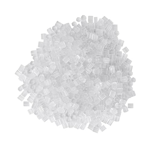 Uonlytech 1000 Stück Teiliges Octagonal Ohrstecker Verschluss Transparentem Kunststoff Hautfreundliche Ohrstopper für Damen und Mädchen für Diy Schmuckherstellung und Sicheren Halt von Uonlytech