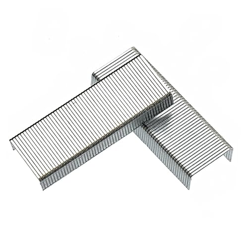 Uonlytech 1000Stücke Hochwertige Verzinkte Heftklammern Set Langlebige Metallklammern für Heftgeräte für Büro und Schule Kompatibel mit Gängigen Heftern von Uonlytech